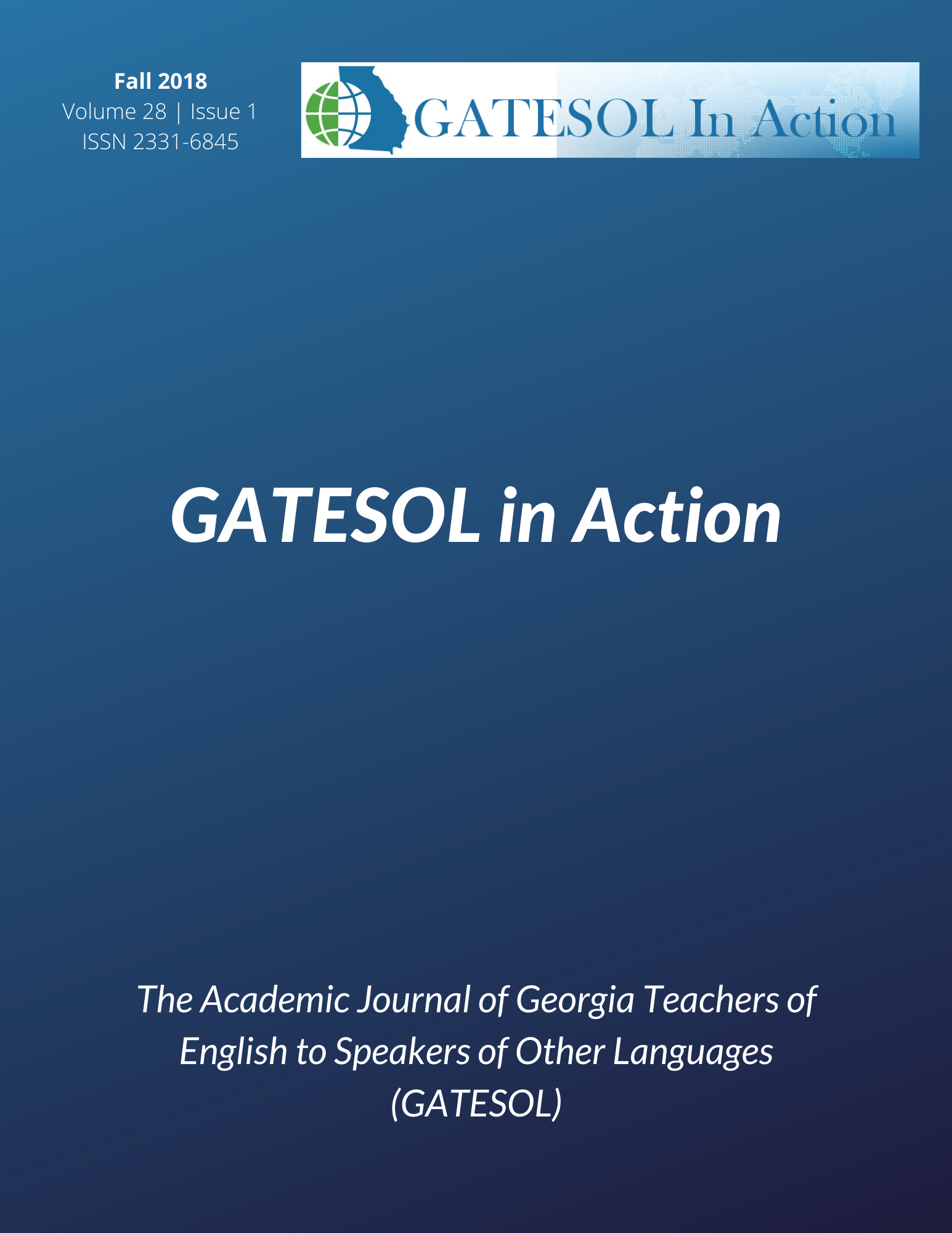 GATESOL in Action (Fall 2018, Volume 28, Issue 1)