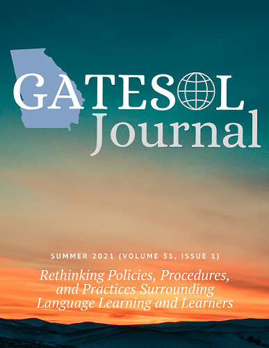 GATESOL Journal 31.1 (Summer 2021)